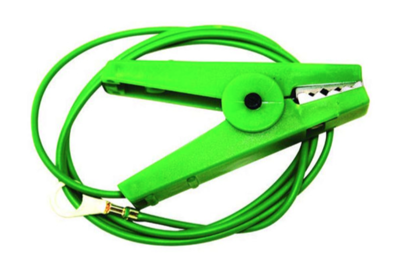 Agrifence Earth Lead On Green Croc Clip